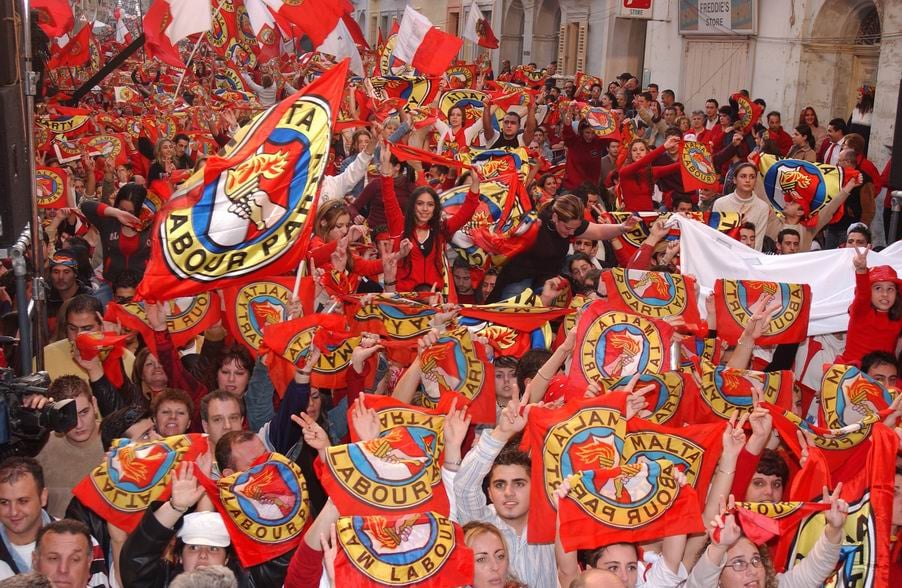 Labour wins the 2013 Malta general election in a historic landslide